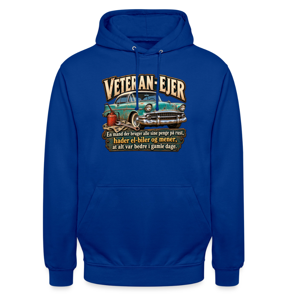 CityShirts - Hoodie - Veteran-ejer - CS017 - kongeblå