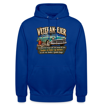 CityShirts - Hoodie - Veteran-ejer - CS017 - kongeblå