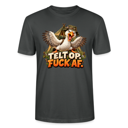 CityShirts - T-shirt - Telt op. Fuck af. - CS037 - charcoal