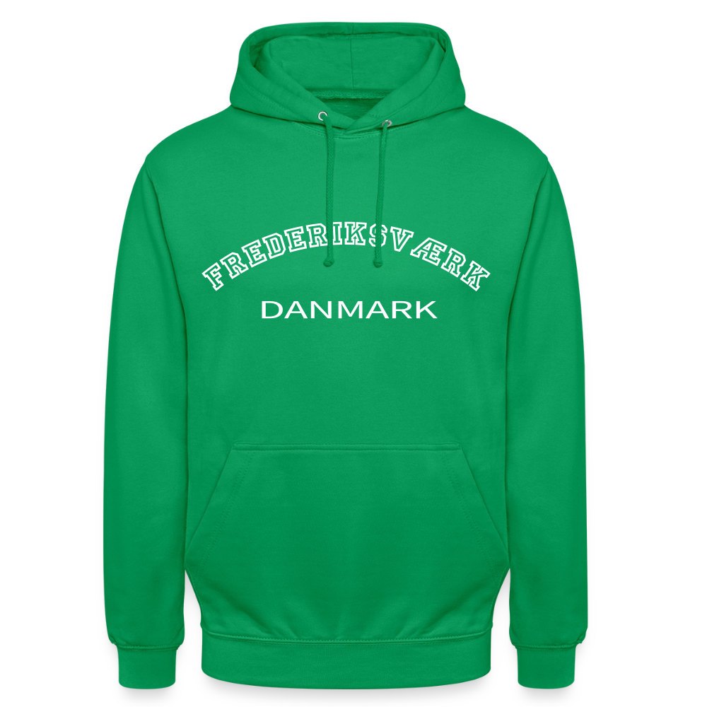 CityShirt - Hoodie - Frederiksværk - kelly grøn