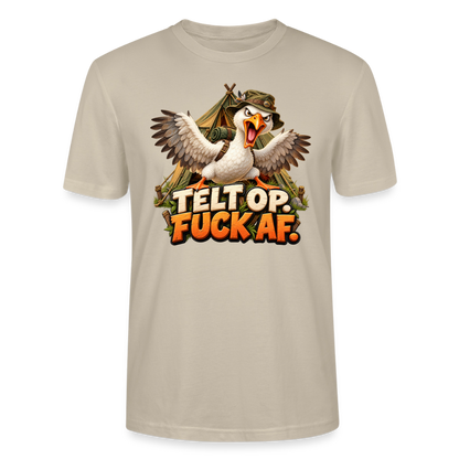 CityShirts - T-shirt - Telt op. Fuck af. - CS037 - beige