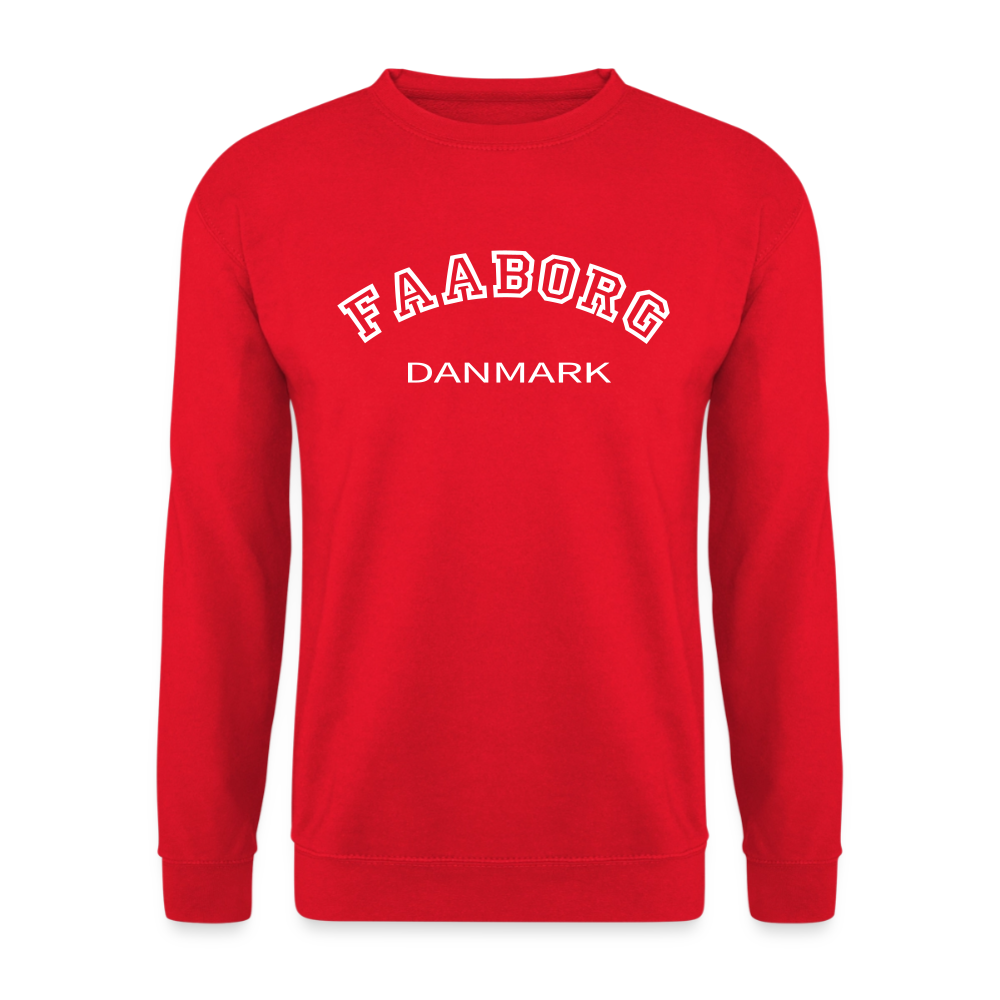 CityShirt - Sweatshirt - Faaborg - rød