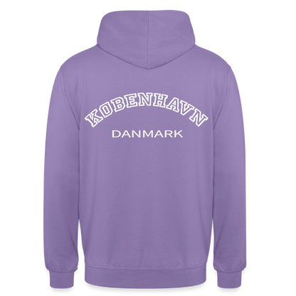 Hættetrøje unisex - København - lavendel