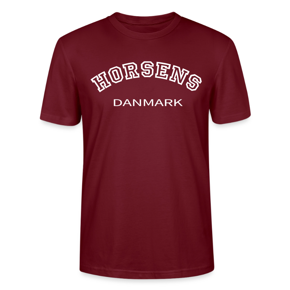 CityShirt - T-shirt - Horsens - burgunder-rød