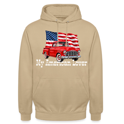 CityShirts - Hoodie - US Car - beige