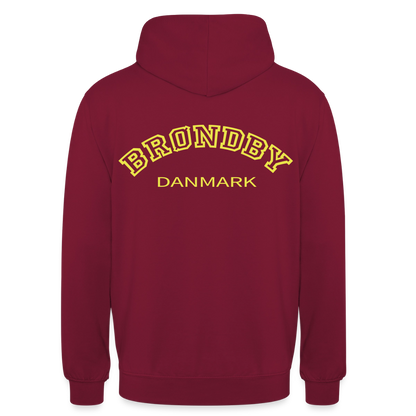 Hættetrøje unisex - Brøndby - bordeaux
