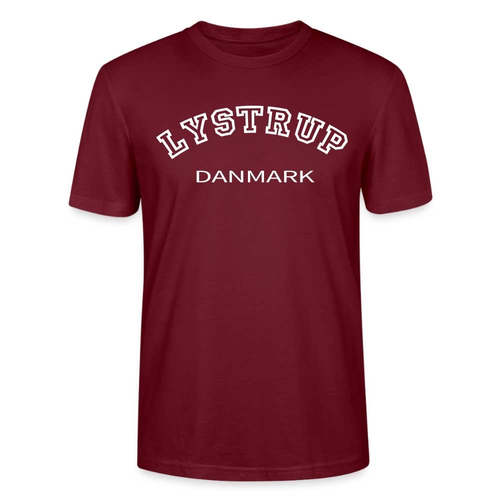 CityShirt - T-shirt - Lystrup - burgunder-rød