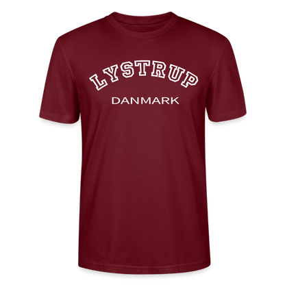 CityShirt - T-shirt - Lystrup - burgunder-rød