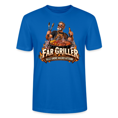 CityShirts - T-shirt - Far griller – Alle andre holder afstand - CS055 - påfugleblå