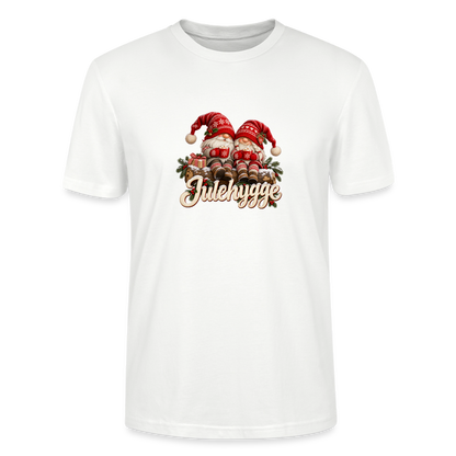 CityShirts - T-shirt - Julehygge – nisser og varm kakao - CS062 - hvid