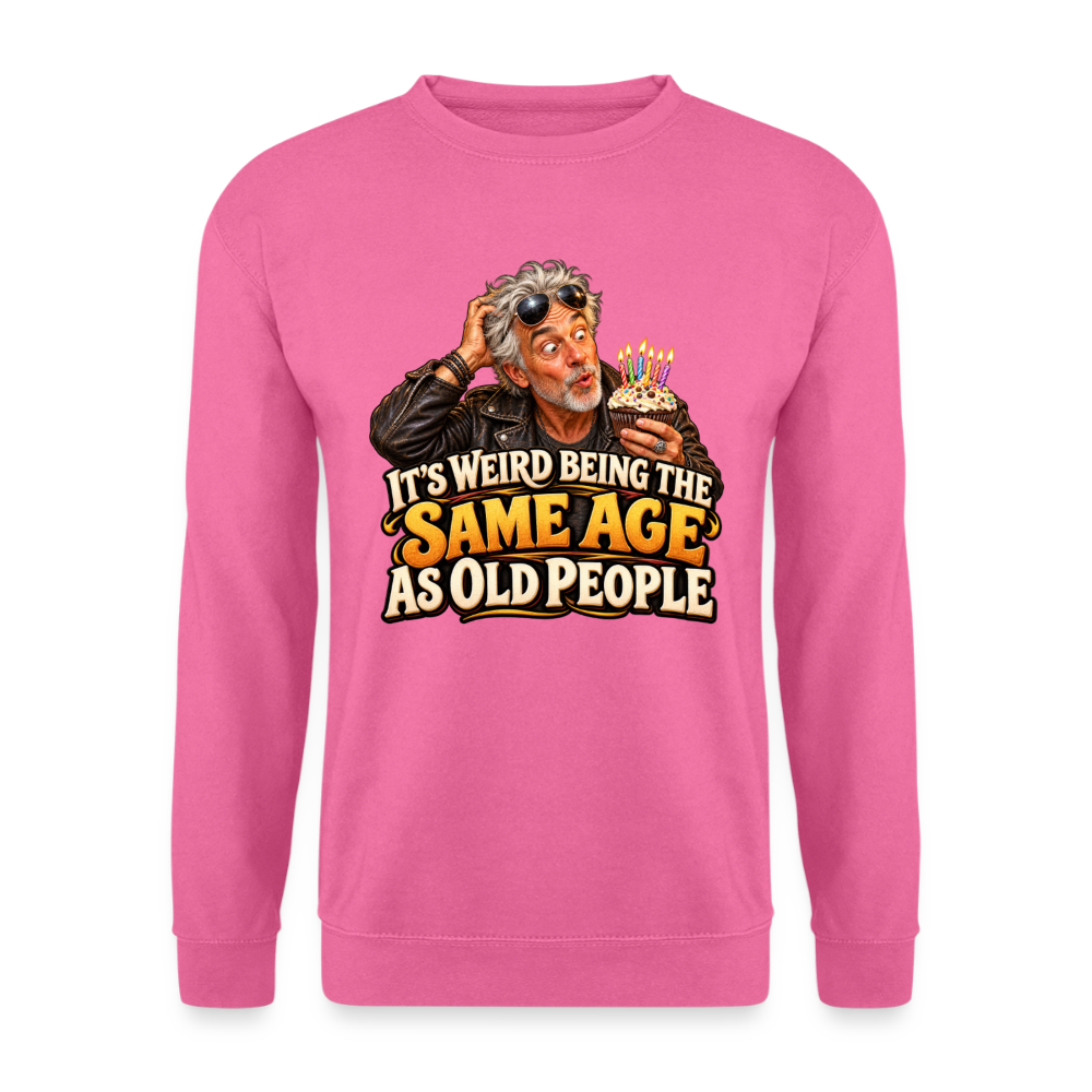 CityShirts - Sweatshirt - Same age as old people - CS018 - pink