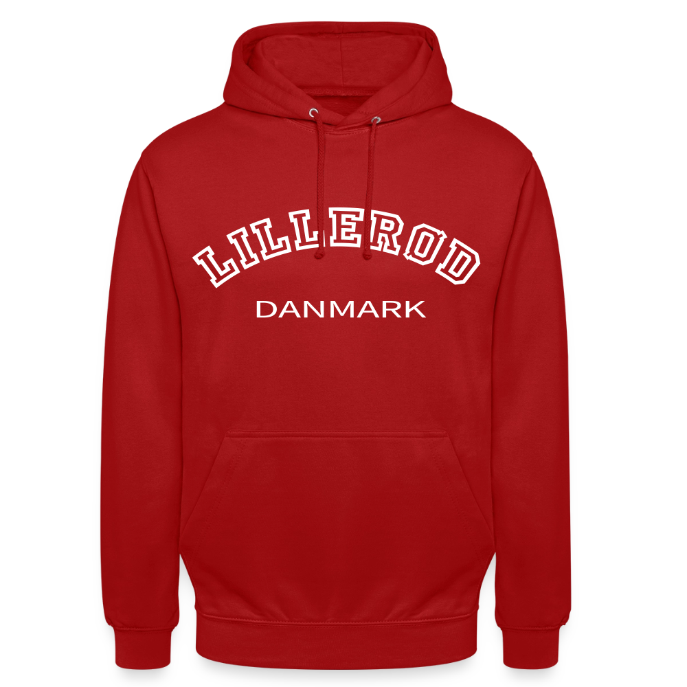 CityShirt - Hoodie - Lillerød - rød