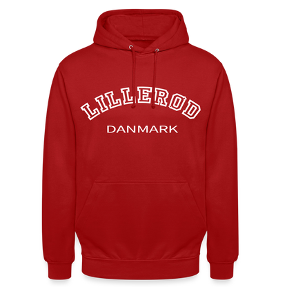 CityShirt - Hoodie - Lillerød - rød