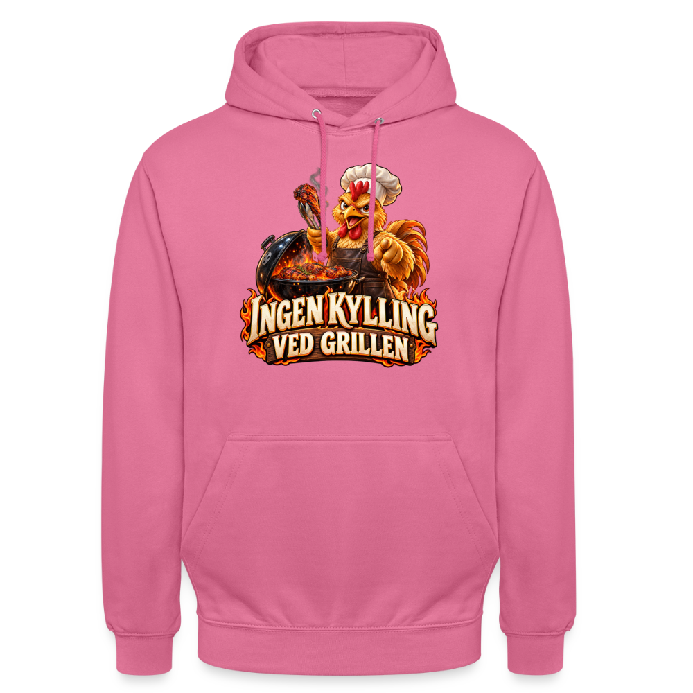 CityShirts - Hoodie - Ingen kylling ved grillen - CS054 - pink