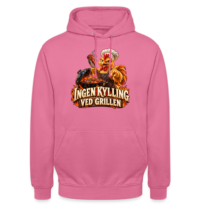 CityShirts - Hoodie - Ingen kylling ved grillen - CS054 - pink
