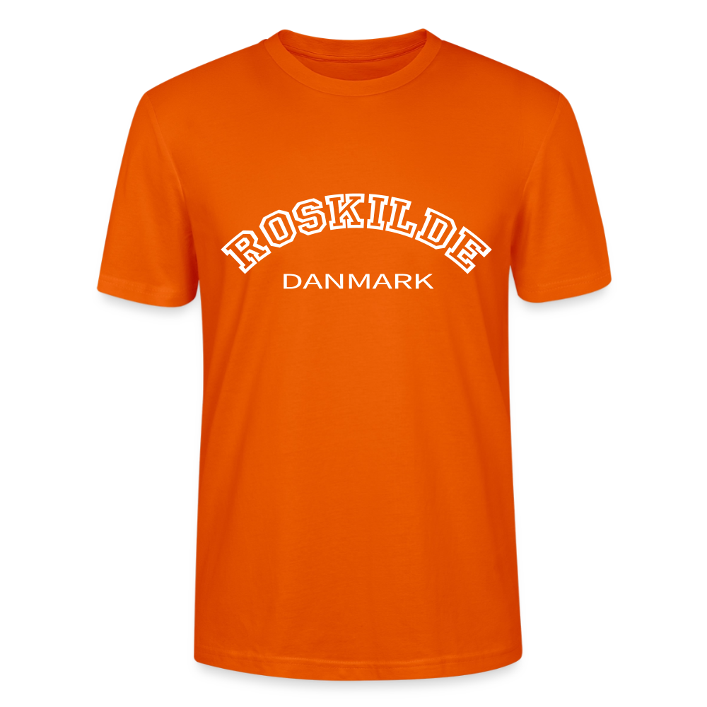 T-shirt unisex - Roskilde - mørk orange