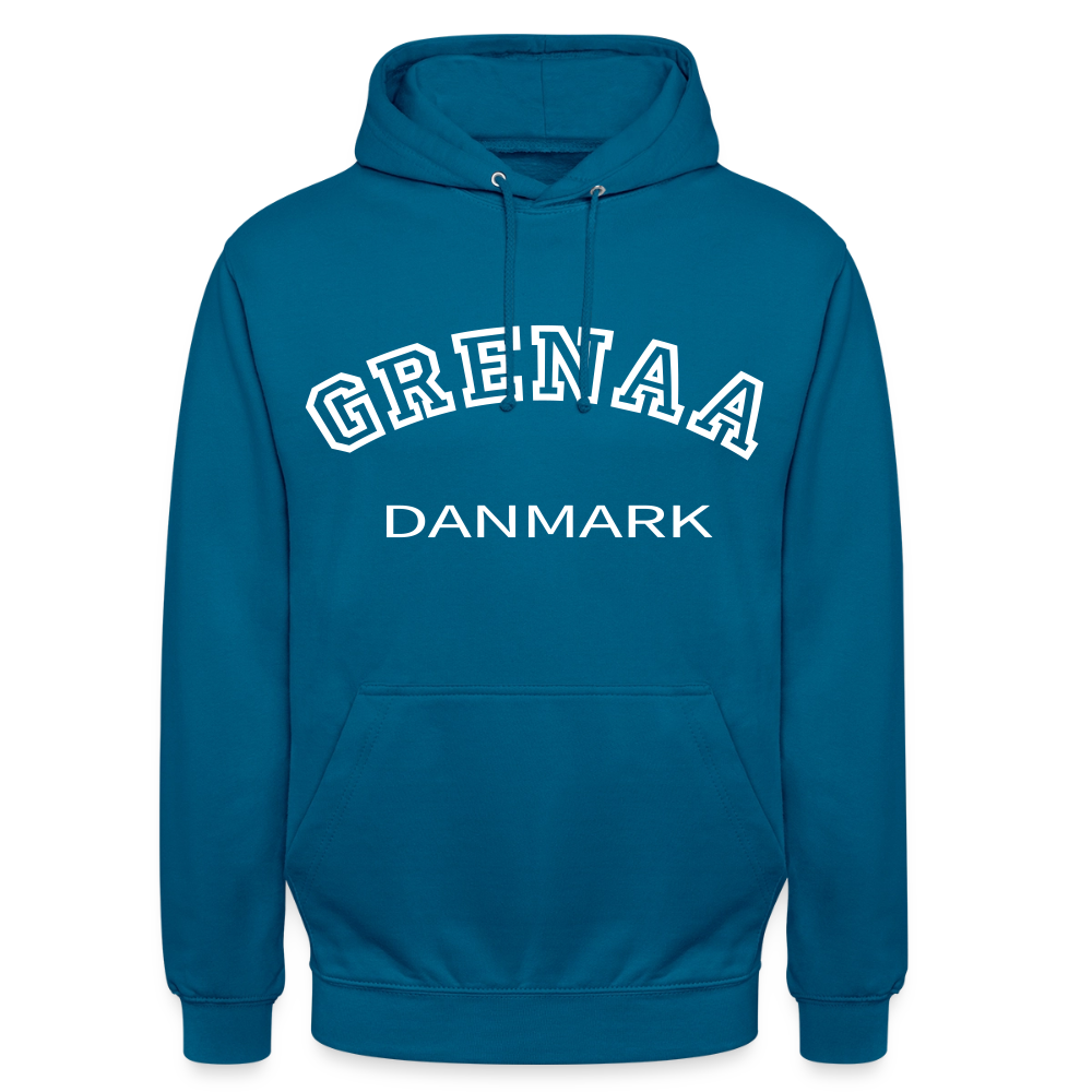 CityShirt - Hoodie - Grenaa - dybt havblå 