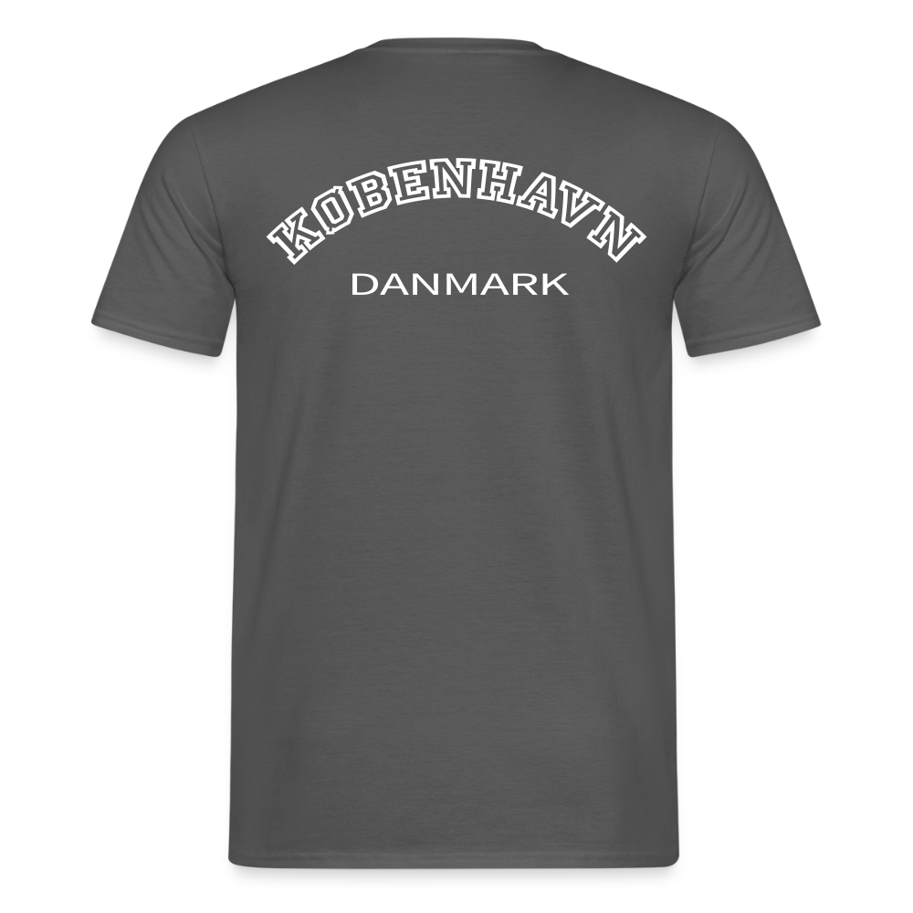 Herre-T-shirt - København - charcoal