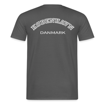 Herre-T-shirt - København - charcoal
