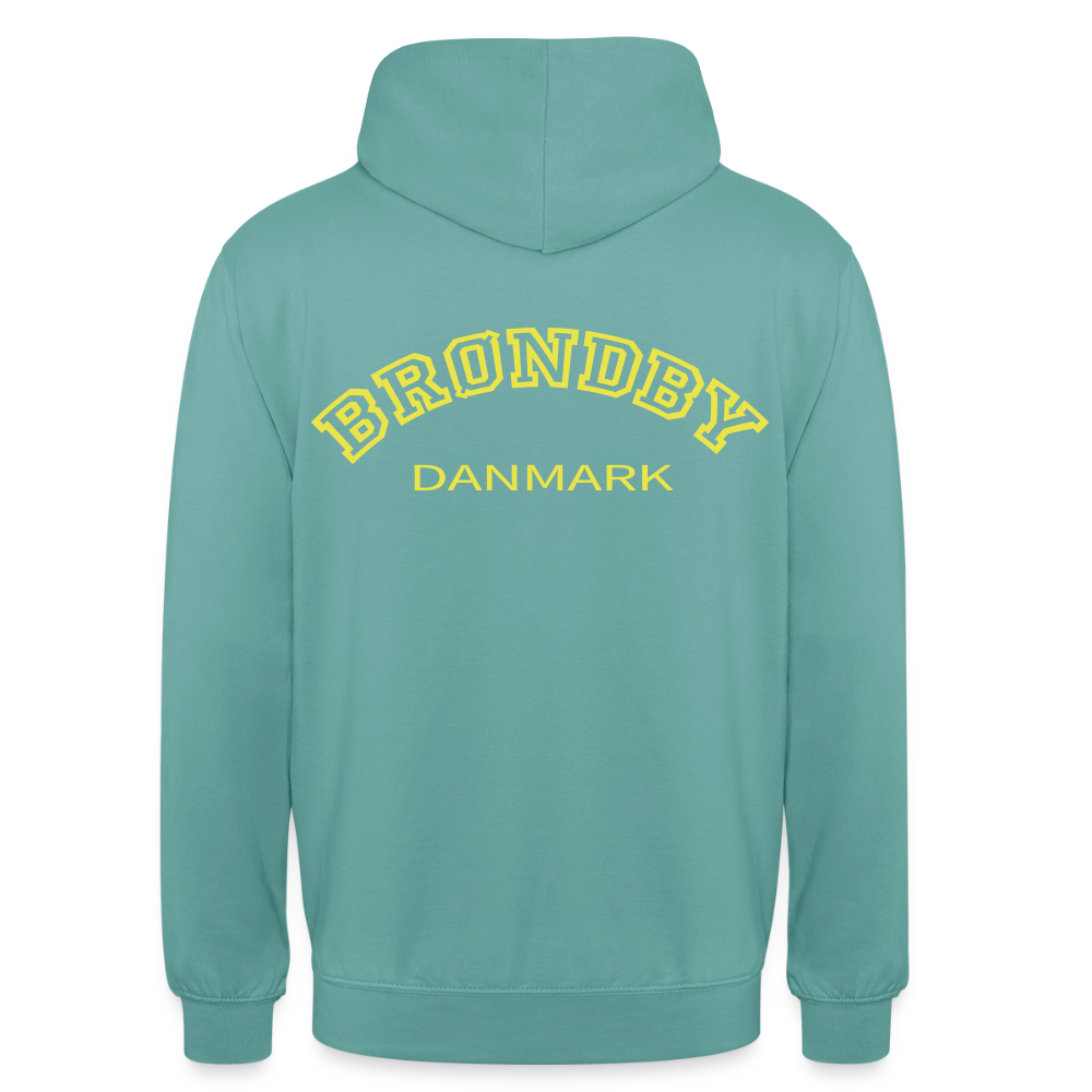 Hættetrøje unisex - Brøndby - pastelturkis