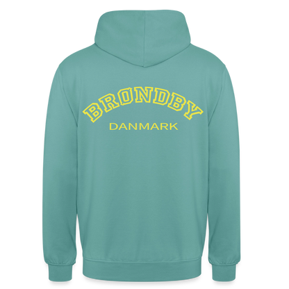 Hættetrøje unisex - Brøndby - pastelturkis