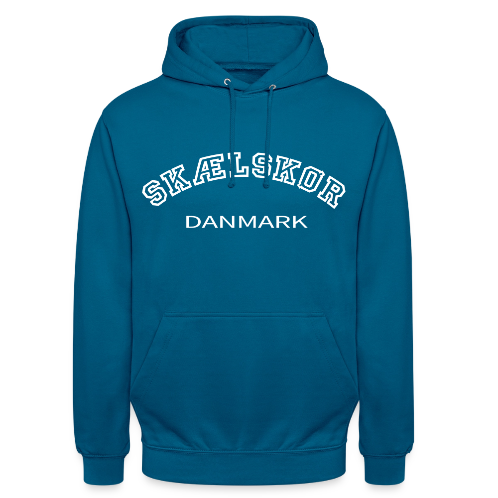 CityShirt - Hoodie - Skælskør - dybt havblå 