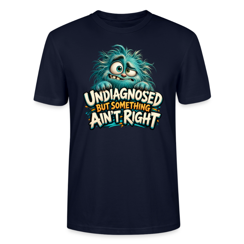CityShirts - T-shirt - Undiagnosed – But something ain’t right - CS005 - marineblå