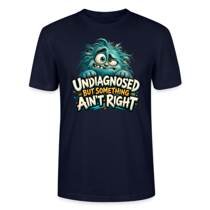 CityShirts - T-shirt - Undiagnosed – But something ain’t right - CS005 - marineblå