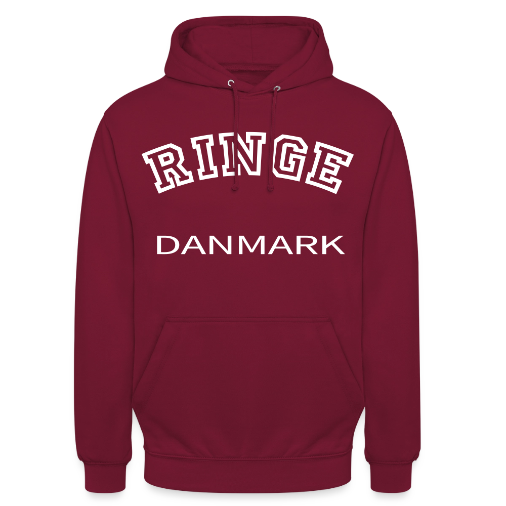 CityShirt - Hoodie - Ringe - bordeaux
