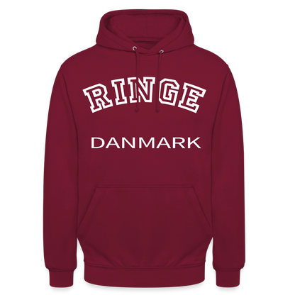 CityShirt - Hoodie - Ringe - bordeaux