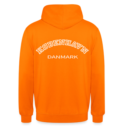 Hættetrøje unisex - København - orange