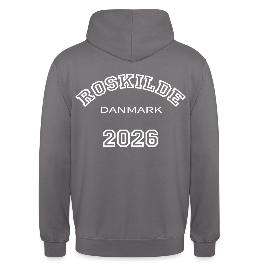 Hættetrøje unisex - Roskilde 2026 - mellemgrå