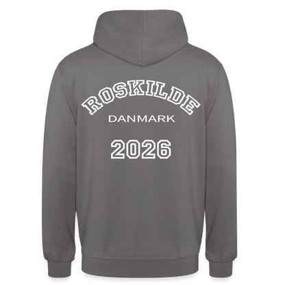 Hættetrøje unisex - Roskilde 2026 - mellemgrå