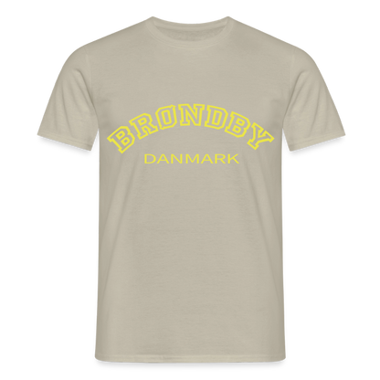 Herre-T-shirt - Brøndby - sandbeige