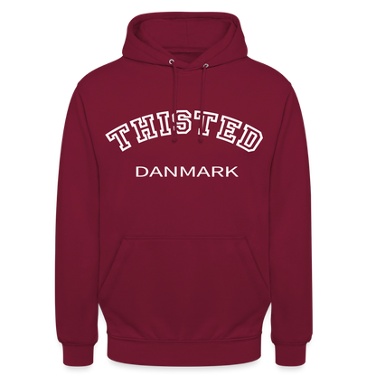 CityShirt - Hoodie - Thisted - bordeaux