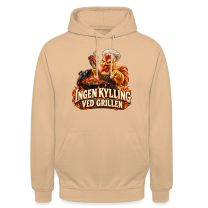 CityShirts - Hoodie - Ingen kylling ved grillen - CS054 - fersken