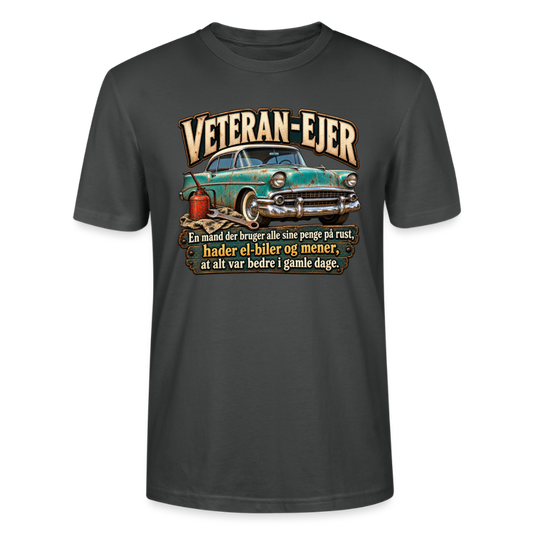 CityShirts - T-shirt - Veteran-ejer - CS017 - charcoal