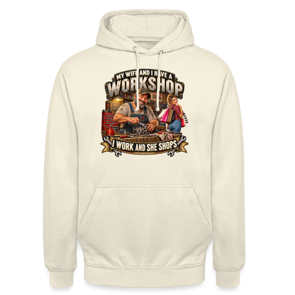 CityShirts - Hoodie - Workshop – I work and she shops - CS021 - vaniljemilkshake
