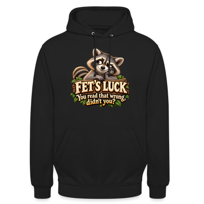 CityShirts - Hoodie - Fet’s Luck – You read that wrong, didn’t you? - CS003 - sort