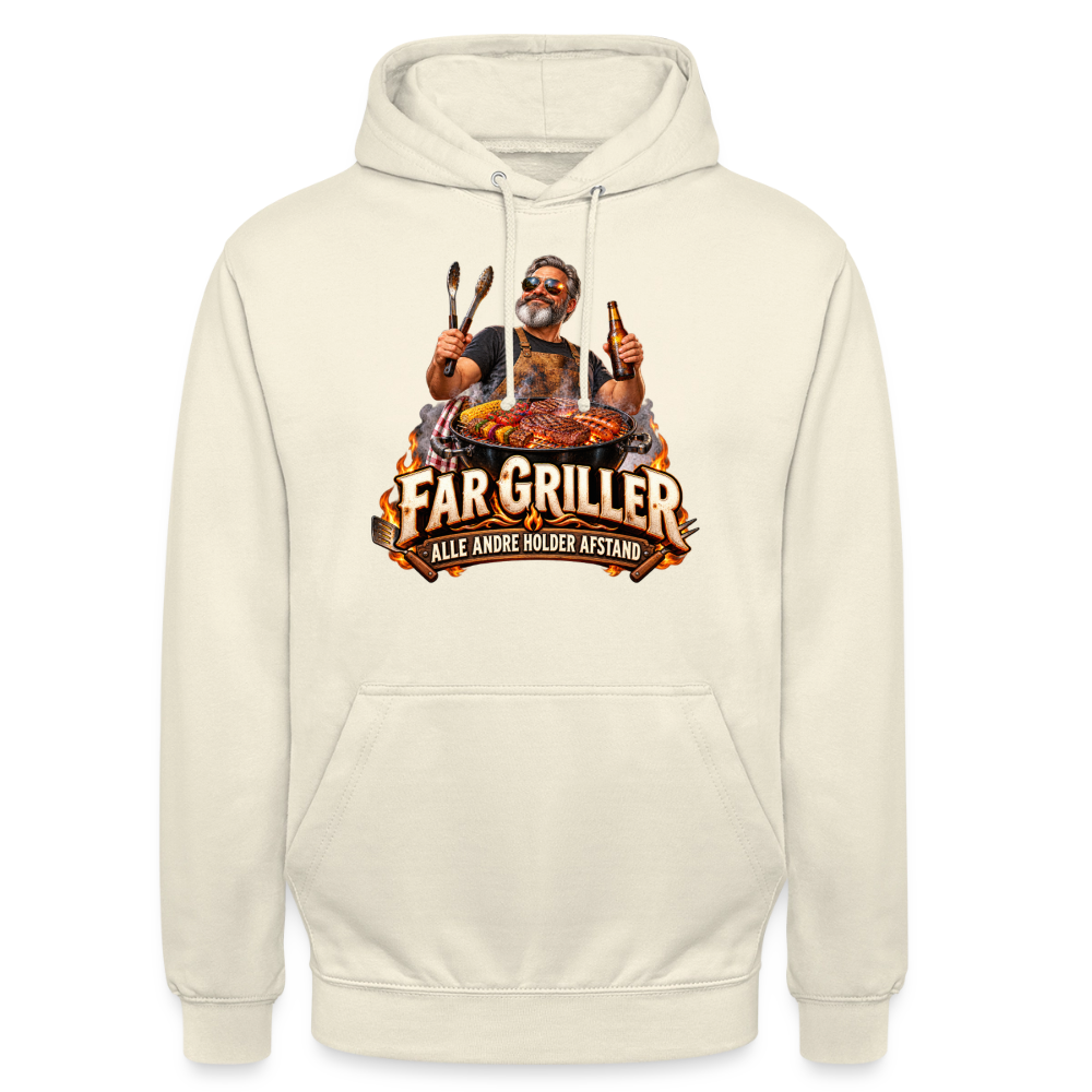 CityShirts - Hoodie - Far griller – Alle andre holder afstand - CS055 - vaniljemilkshake