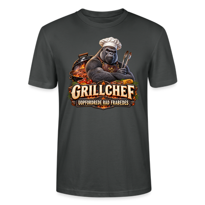 CityShirts - T-shirt - Grillchef – Uopfordrede råd frabedes - CS047 - charcoal