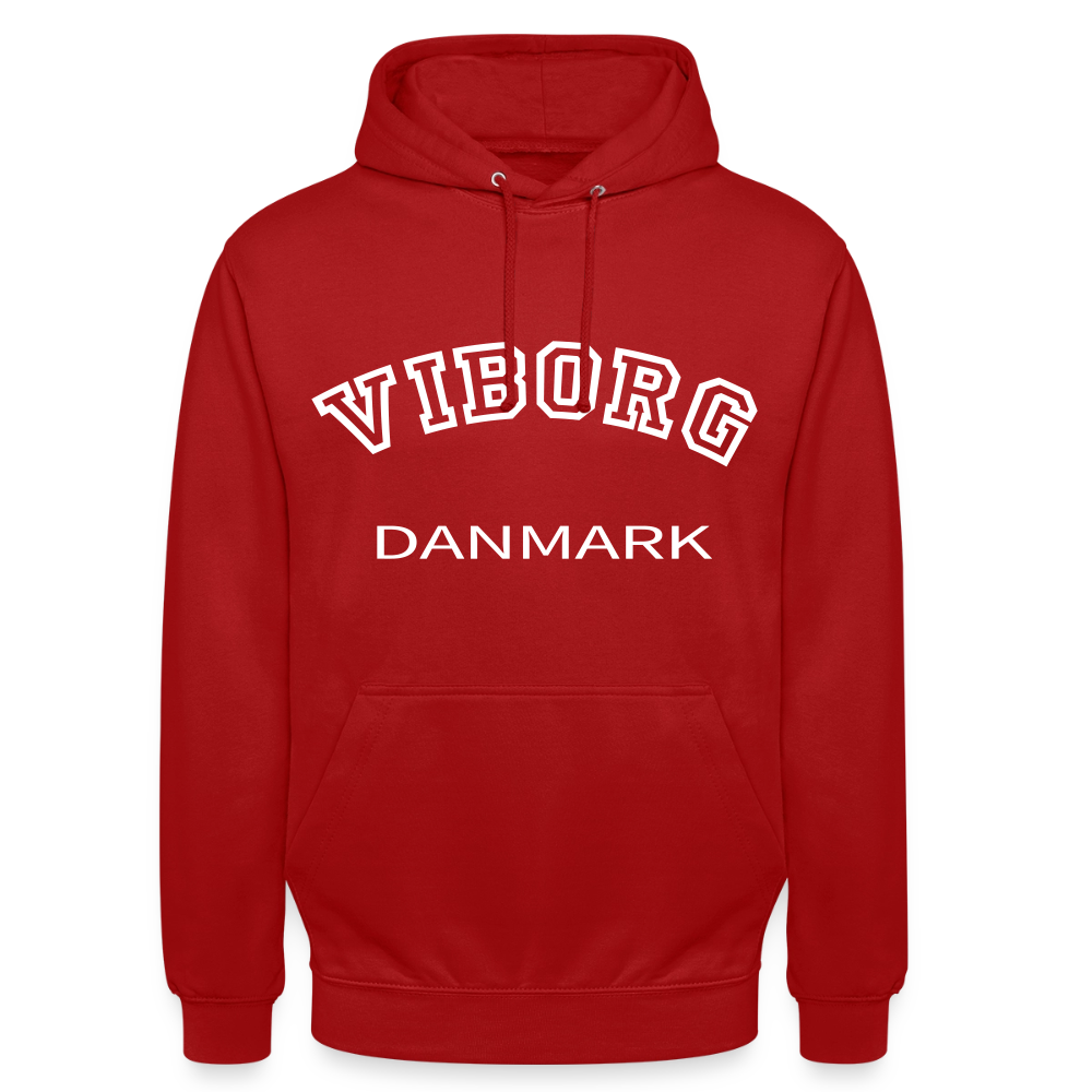 CityShirt - Hoodie - Viborg - rød