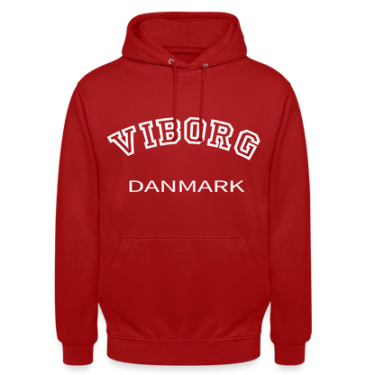 CityShirt - Hoodie - Viborg - rød