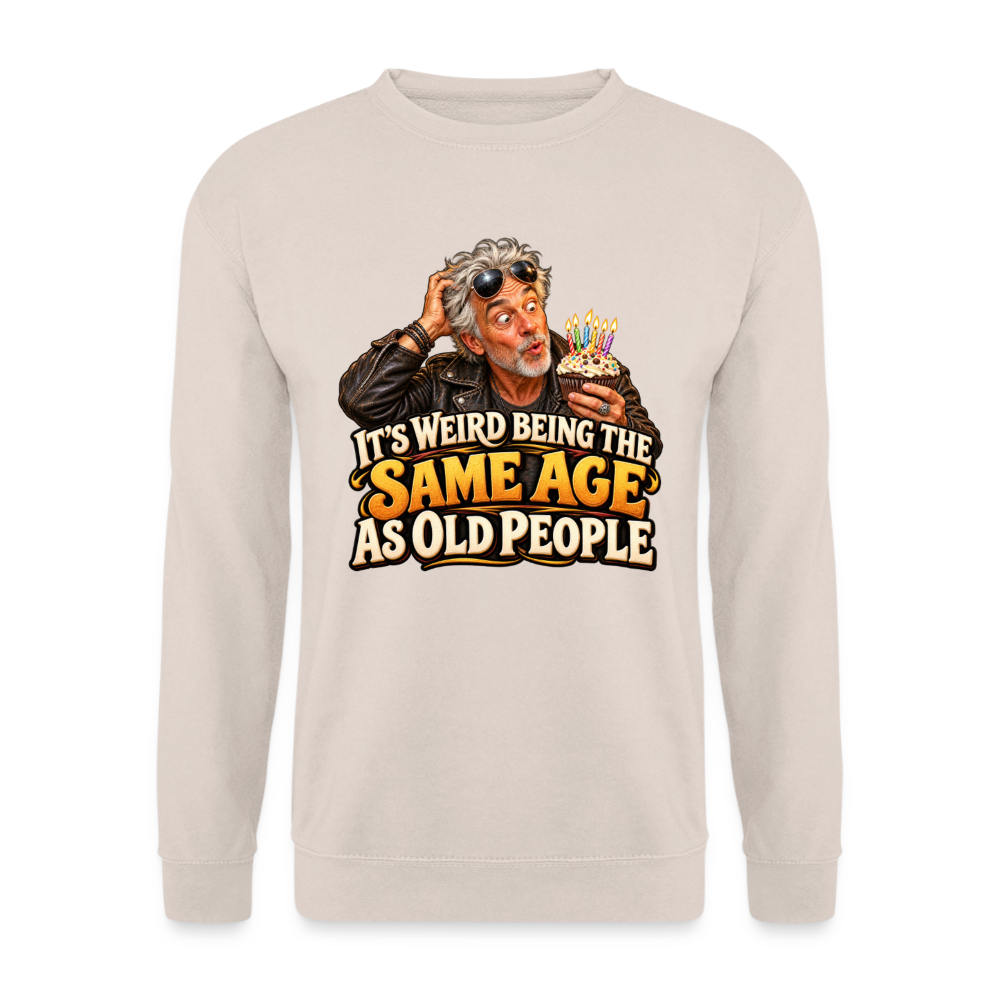 CityShirts - Sweatshirt - Same age as old people - CS018 - sand