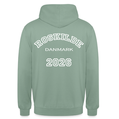 Hættetrøje unisex - Roskilde 2026 - grågrøn