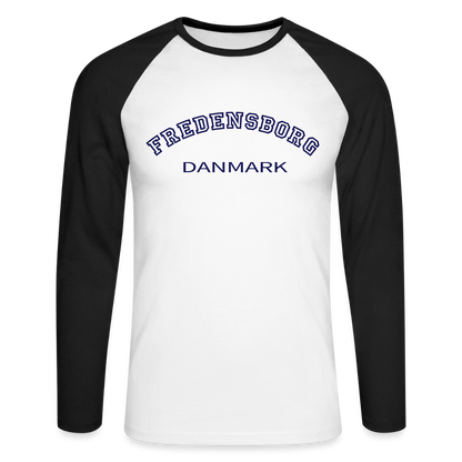 CityShirt - Baseball T-Shirt - Fredensborg - hvid/sort