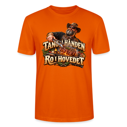 CityShirts - T-shirt - Tang i hånden – Ro i hovedet - CS050 - mørk orange