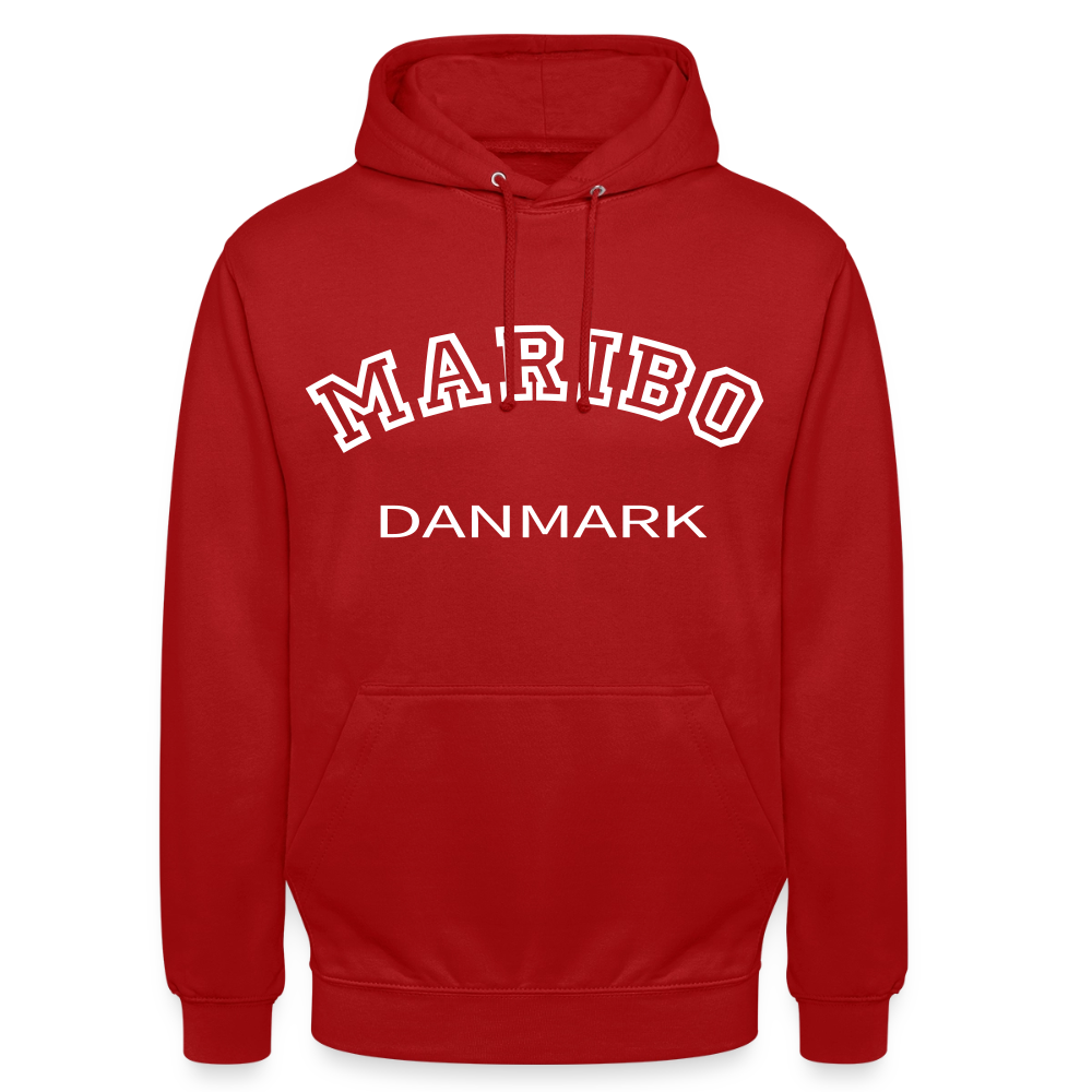 CityShirt - Hoodie - Maribo - rød