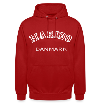 CityShirt - Hoodie - Maribo - rød