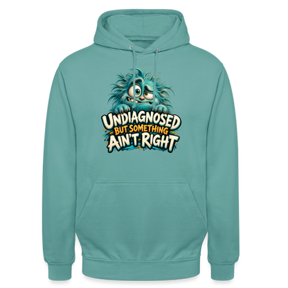 CityShirts - Hoodie - Undiagnosed – But something ain’t right - CS005 - pastelturkis